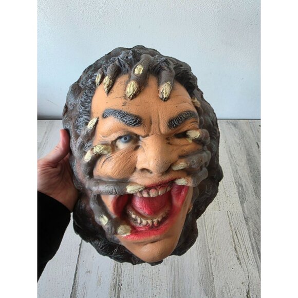 Vintage head rubber Halloween lifelike life-size realistic ground breaker scary - Picture 7 of 9